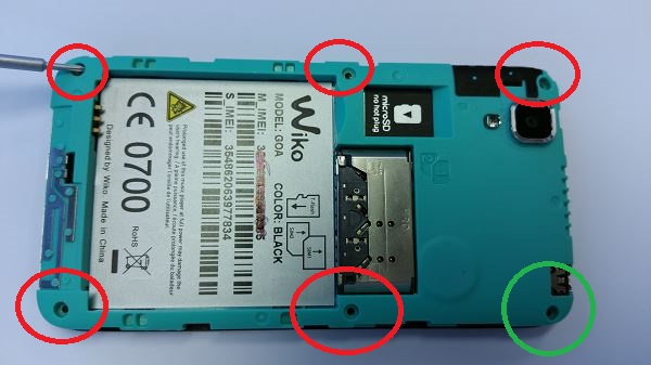 Guide de r&eacute;paration du Wiko GOA