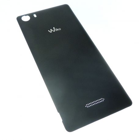 Cache arrière cache batterie noir pour Wiko Fever 4G