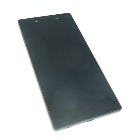 táctil LCD de vidrio y montado con marco negro para Sony Xperia Z5 E6603 E6653