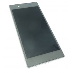 Ecran vitre tactile et LCD assemblés avec châssis blanc pour Sony Xperia Z5 E6603 E6653