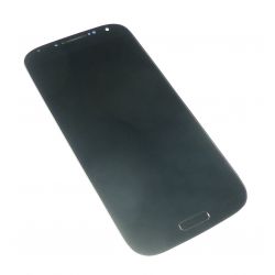 vidrio táctil LCD y montado sobre bastidor negro para Samsung I9506 Galaxy S4 más