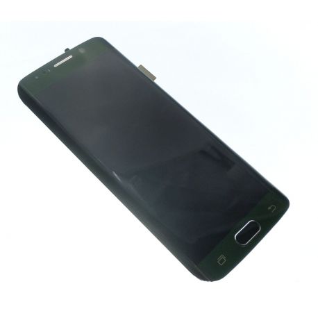 pantalla táctil LCD de cristal y ensamblados verde para Samsung Galaxy S6 Edge G925F