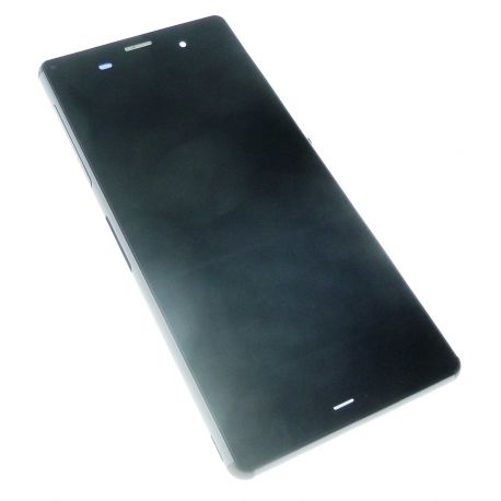 Touch screen and LCD screen assembled on chassis DUAL SIM D6633 for Sony Xperia Z3 L55t D6603, D6633, D6643, D6653, D6616