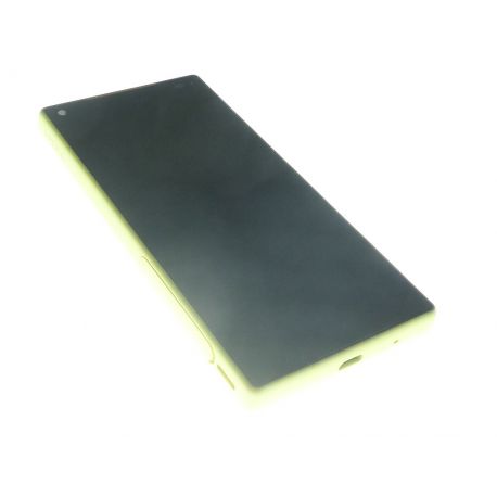 Toque el cristal de la pantalla LCD y montado amarilla para Sony Xperia Z5 E5803 compacto