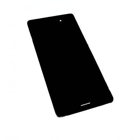 Touch screen and LCD screen assembled with black chassis version SINGLE E2303 for Sony Xperia M4 acqua