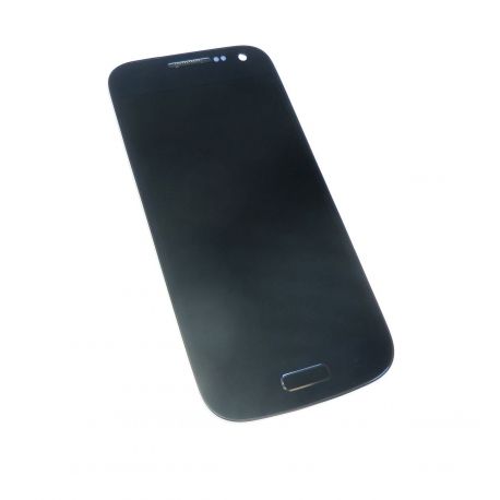 LCD táctil y el marco de la ventana azul con Samsung Galaxy S4 mini-I9190