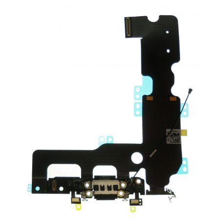 soporte negro del muelle para el iPhone de Apple 7 más