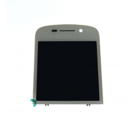 Ecran vitre tactile et LCD assemblés blancs pour Blackberry Q10