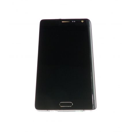 táctil LCD de vidrio y montado sin marco negro para Samsung Galaxy Note Edge N915FY