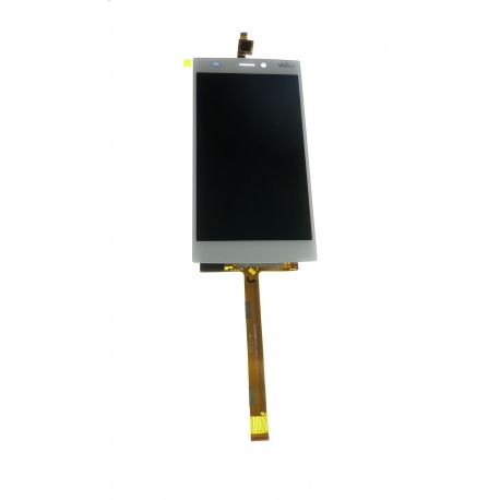 Vitre tactile et LCD assemblés blanc pour Wiko Ridge 4G