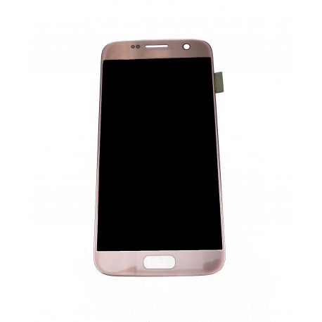pantalla táctil de cristal y cobre montado LCD aumentaron Samsung Galaxy S7 G930 G930F