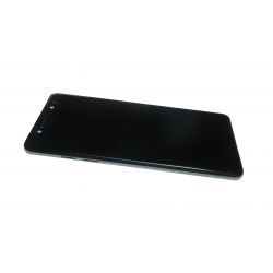 Pantalla táctil de cristal y LCD montado negro para Samsung Galaxy nota 7 N930F
