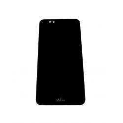 Vidrio Touch y LCD montado negro-a Wiko Upulse lite
