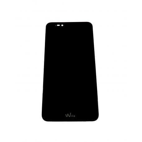 Vidrio Touch y LCD montado negro-a Wiko Upulse lite