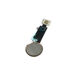 Flexible avec bouton menu rose pour Apple Iphone 8