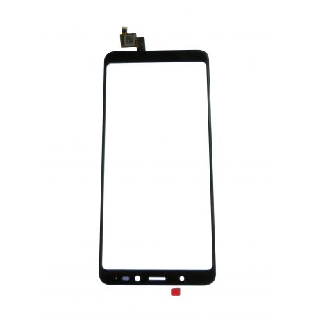 Vitre tactile noire pour Wiko View