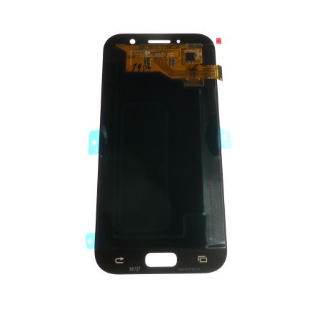 Pantalla táctil de cristal y LCD montado negro para Samsung Galaxy A5 2017 A520F