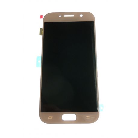 Vitre écran tactile et LCD assemblés rose pour Samsung Galaxy A5 2017 A520F