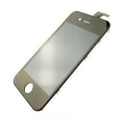 LCD screen with touch screen and contour chassis for Iphone 4S