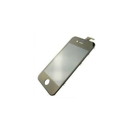 LCD screen with touch screen and contour chassis for Iphone 4S