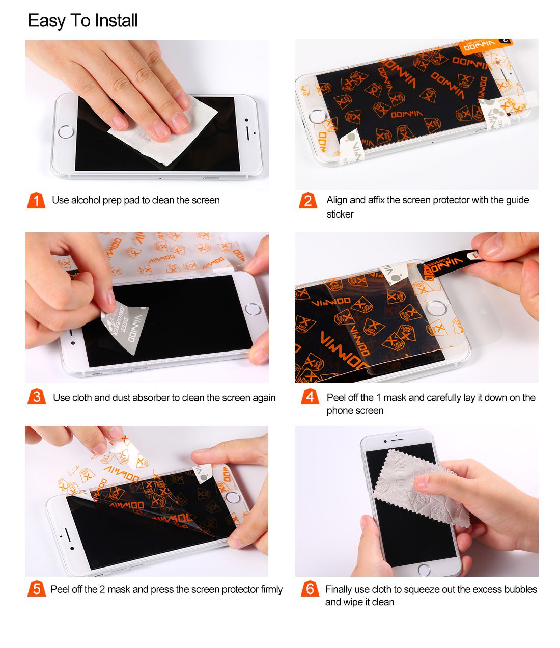 Film Vinwoo anti scratch for Apple iPhone 7 more