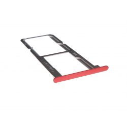 Tiroir SIM rouge pour Wiko View Prime V12BN