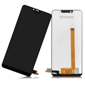 Glass touchscreen and LCD Wiko View 2 more assembled black  - 1