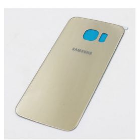 Cache arrière compatible cache batterie Or pour Samsung Galaxy S6 Edge G925F