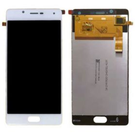 Ecran vitre tactile et LCD assemblés blanc et argent pour Wiko Ufeel