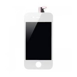 Ecran LCD avec vitre tactile pour Iphone 4S blanc