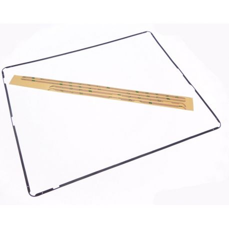Contour support de la vitre tactile noir avec adhésif Apple Ipad 3
