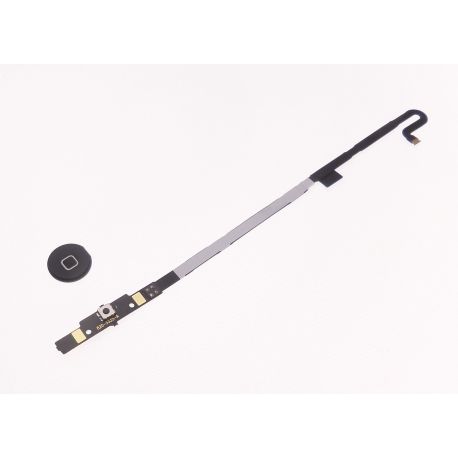 Bouton Home noir avec flexible Apple Ipad 4
