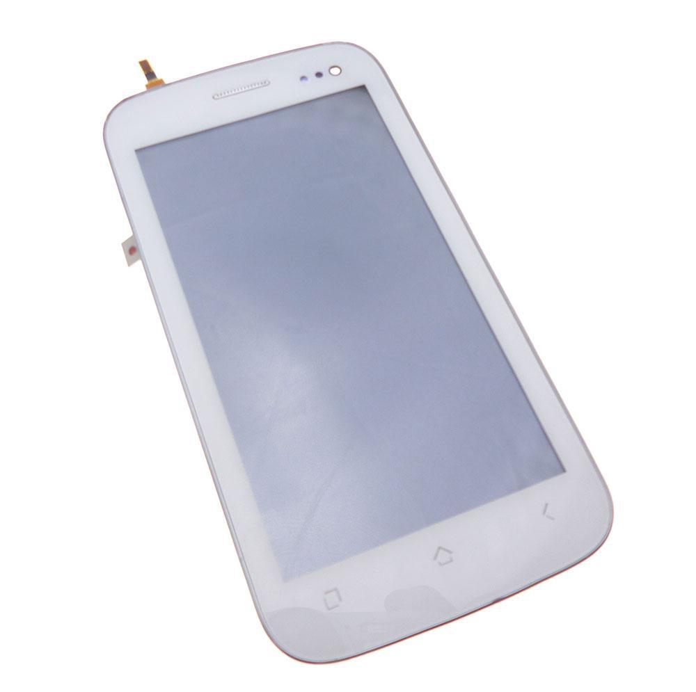 Ecran Lcd et vitre tactile assembl&eacute;s sur ch&acirc;ssis blanc occasion Wiko Cink King