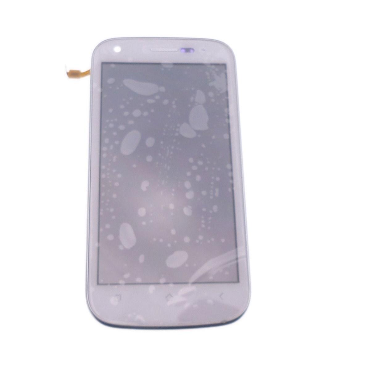 Bloc &eacute;cran LCD et tactile blanc occasion Wiko Cink Peax 2