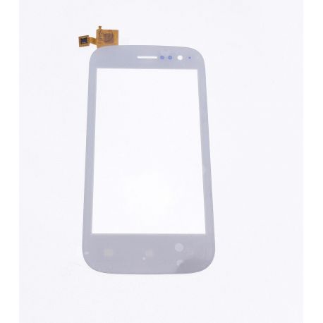 Ecran vitre tactile blanc Compatible Wiko Cink Slim
