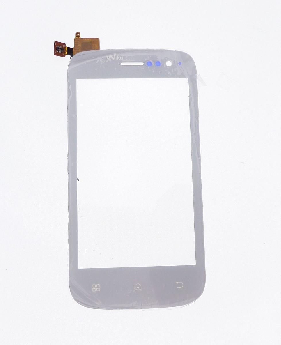 Vitre &eacute;cran tactile blanche Wiko Cink Slim 2