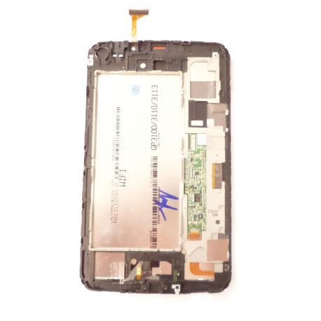 pantalla táctil de cristal y marco ensamblado LCD en blanco Samsung Galaxy Tab 3 niños T2105