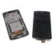 Ecran vitre tactile et LCD assemblés sur chassis noir LG Nexus 5 D821 D820
