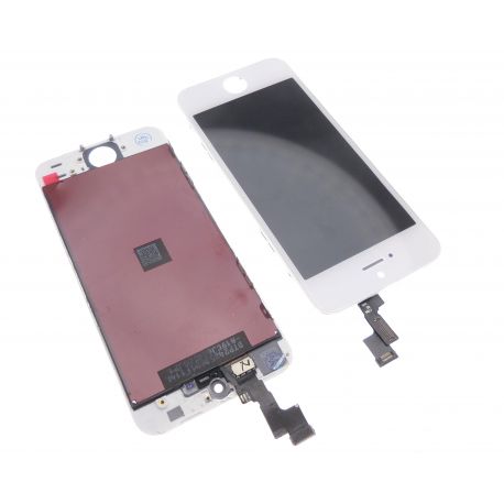 Ecran Lcd et vitre tactile compatible Apple iphone 5S Blanc