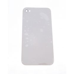 Vitre arriere sans logo Iphone 4 blanc