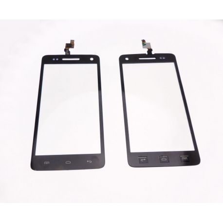 Ecran vitre tactile noir Wiko Rainbow