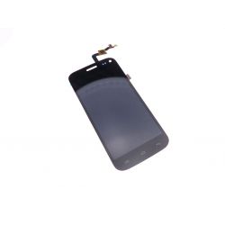 Ecran vitre tactile et LCD assemblés noir Wiko Darkmoon