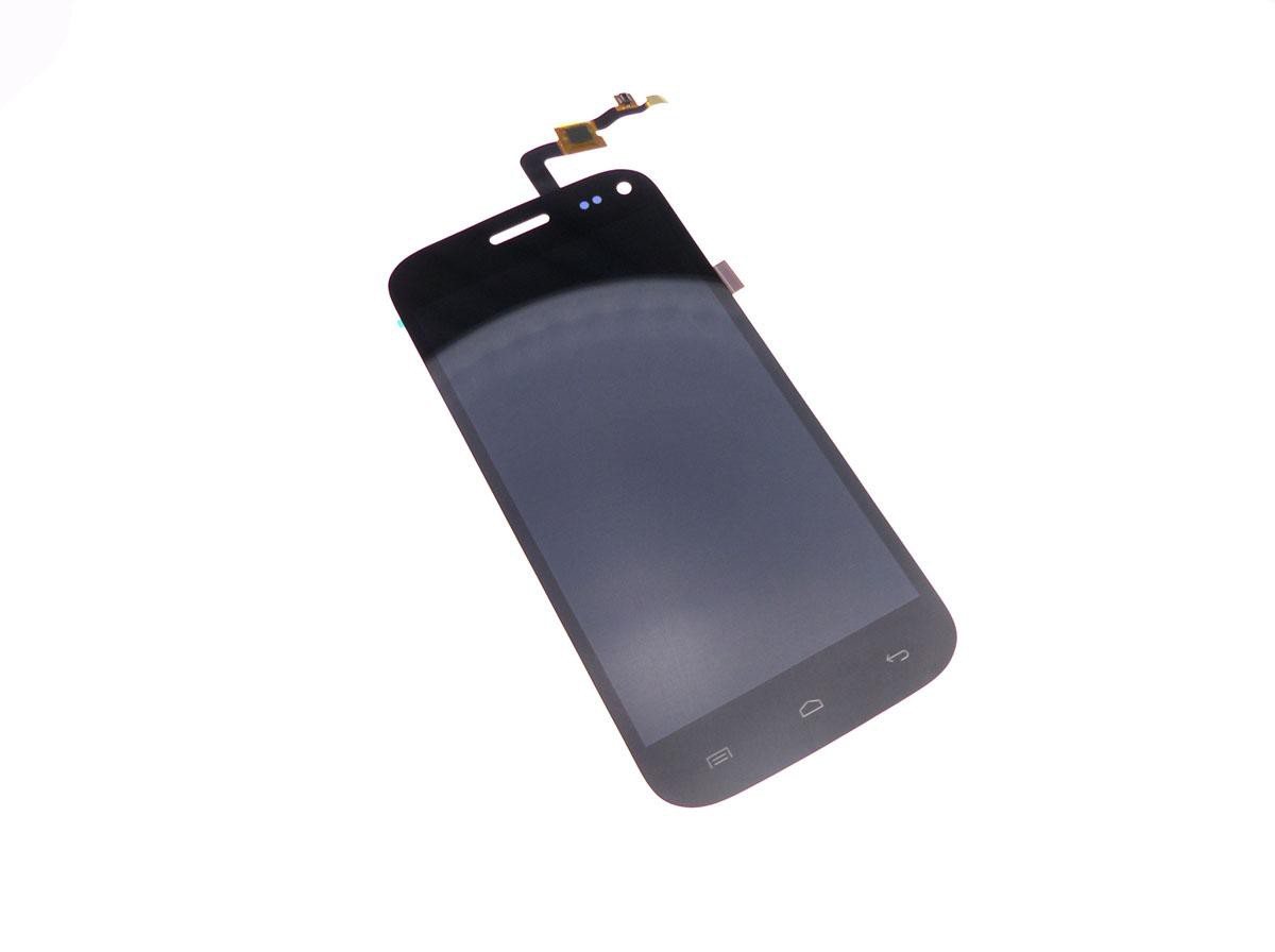 Ecran vitre tactile et LCD assembl&eacute;s noir pour Wiko Darkmoon