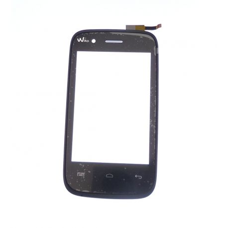 Ecran vitre tactile noir sur chassis Wiko Ozzy