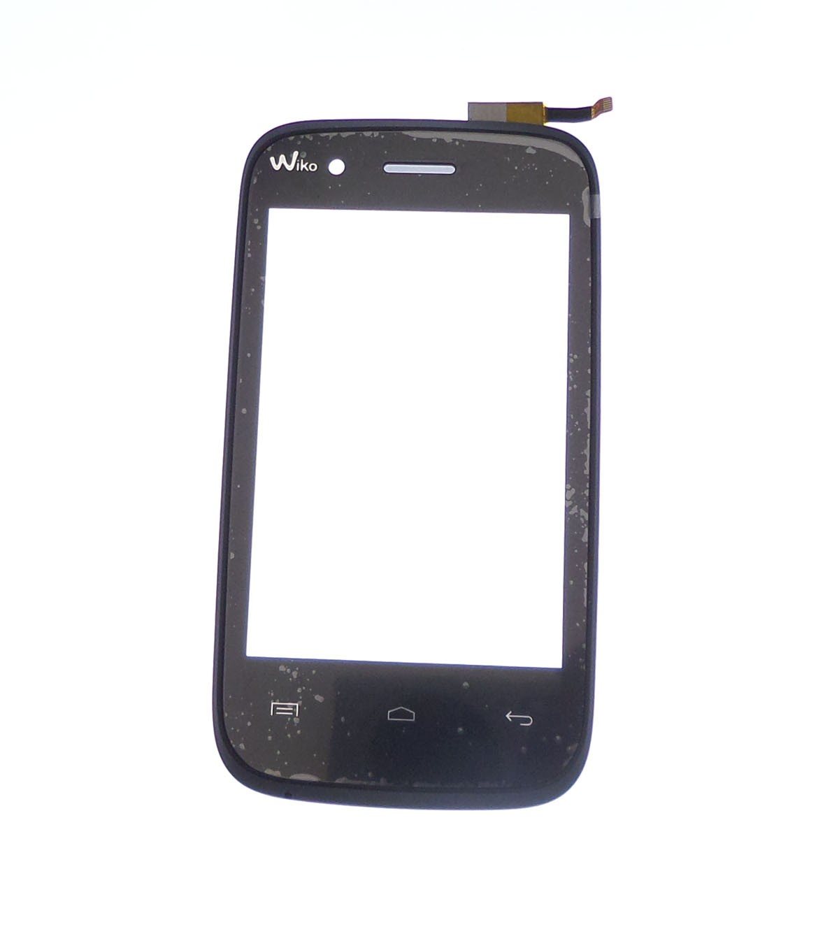 Ecran vitre tactile noir sur ch&acirc;ssis pour Wiko Ozzy