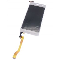 pantalla de cristal táctil y LCD ensamblan blanco Wiko carretera