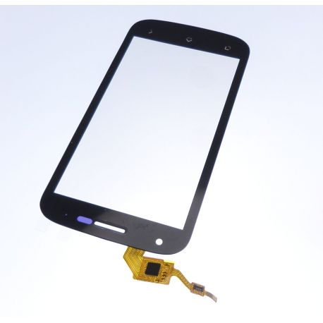 Ecran vitre tactile noir Compatible Wiko Cink Peax