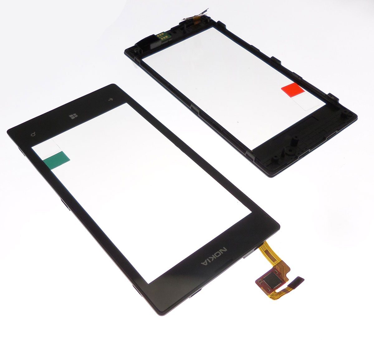 Ecran vitre tactile Nokia Lumia 520 avec ch&acirc;ssis contour
