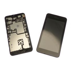 Touch screen and LCD screen assembled on Nokia Lumia 530 chassis