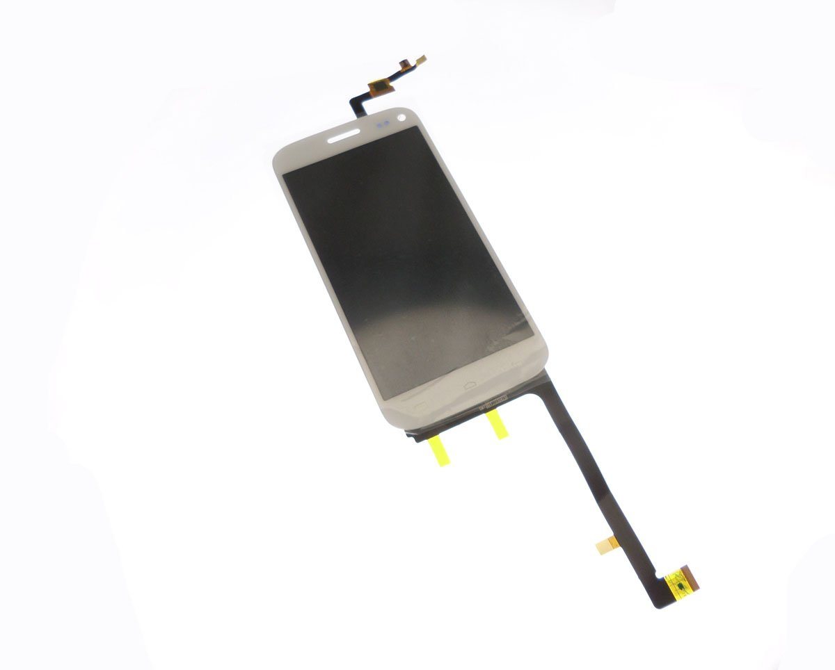 Ecran vitre tactile et LCD assembl&eacute;s blanc pour Wiko Darkmoon